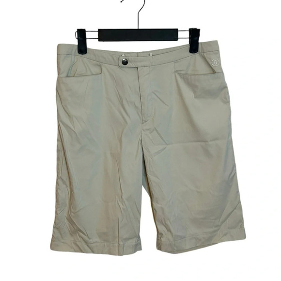 Bogner Cream Bermuda Shorts - Picture 1 of 6